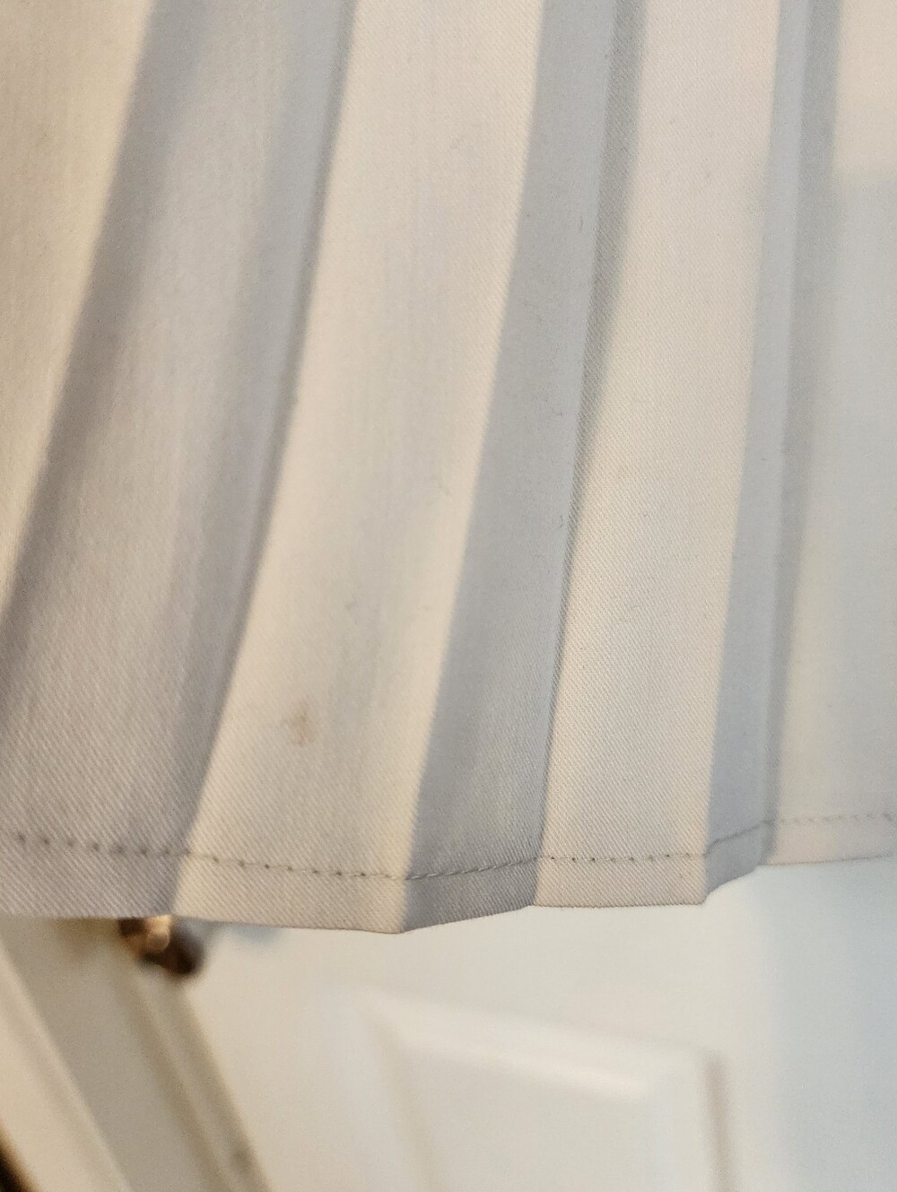 Pleated Mini Skirt - Cream - Picture 4 of 9